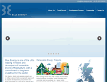 Tablet Screenshot of blue-energyco.com